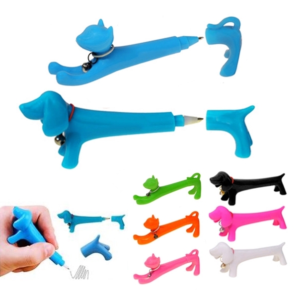 Plastic Pet Ballpoint Pen Dog & Cat - Plastic Pet Ballpoint Pen Dog & Cat - Image 0 of 4