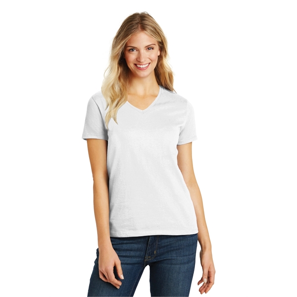 District Women's Perfect Blend CVC V-Neck Tee. - District Women's Perfect Blend CVC V-Neck Tee. - Image 0 of 104