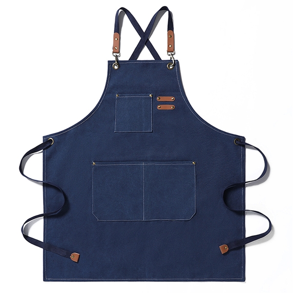 Chef Canvas Apron for Men Women - Chef Canvas Apron for Men Women - Image 3 of 4