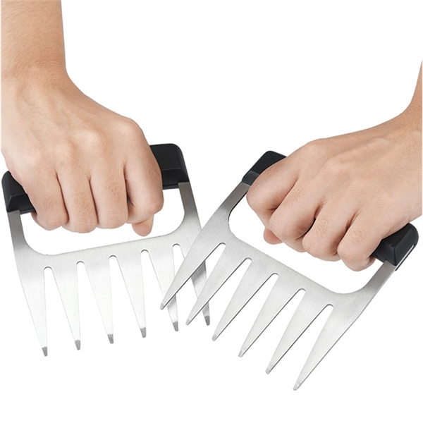 Wood Handle Meat Claws For BBQ - Wood Handle Meat Claws For BBQ - Image 2 of 2
