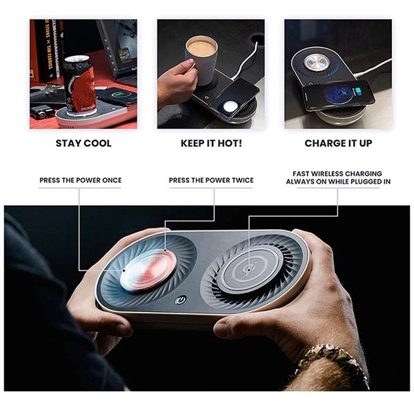 Cup Cooler/Warmer and Wireless Charge - Cup Cooler/Warmer and Wireless Charge - Image 2 of 6