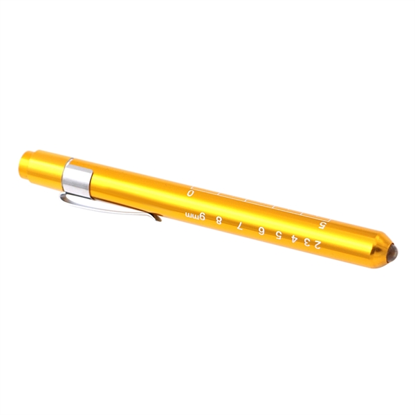 Aluminum Medical Nurse Penlight With Pupil Gauge - Aluminum Medical Nurse Penlight With Pupil Gauge - Image 1 of 1