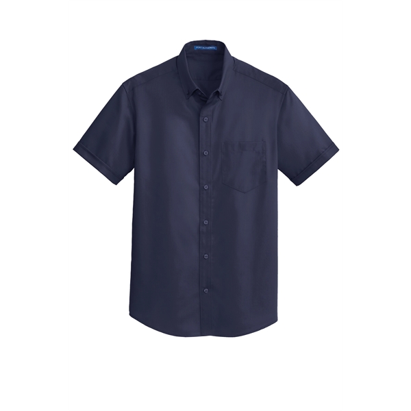 Port Authority Short Sleeve SuperPro Twill Shirt. - Port Authority Short Sleeve SuperPro Twill Shirt. - Image 40 of 40