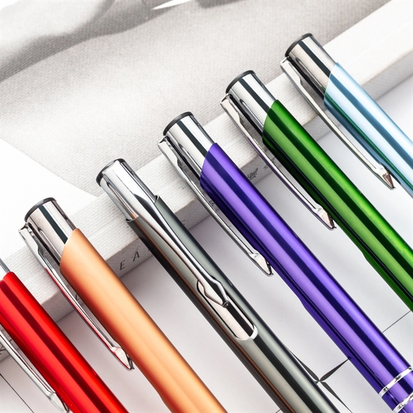 Metal Press Ballpoint Pen - Metal Press Ballpoint Pen - Image 1 of 4