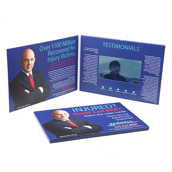 5.0" HD IPS Business Video Book Card, Customized - 5.0" HD IPS Business Video Book Card, Customized - Image 0 of 2