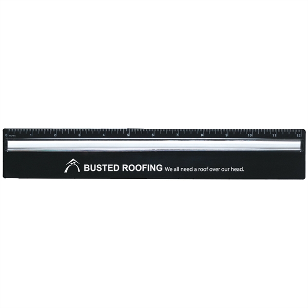 Plastic 12" Ruler With Magnifying Glass - Plastic 12" Ruler With Magnifying Glass - Image 1 of 10