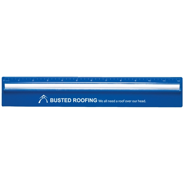 Plastic 12" Ruler With Magnifying Glass - Plastic 12" Ruler With Magnifying Glass - Image 3 of 10