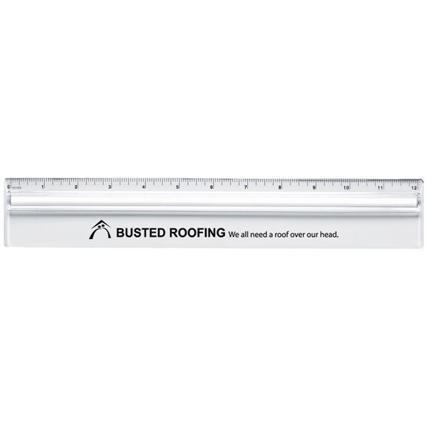 Plastic 12" Ruler With Magnifying Glass - Plastic 12" Ruler With Magnifying Glass - Image 5 of 10