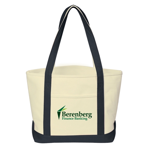 Medium Starboard Cotton Canvas Tote Bag - Medium Starboard Cotton Canvas Tote Bag - Image 3 of 36