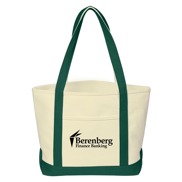 Medium Starboard Cotton Canvas Tote Bag - Medium Starboard Cotton Canvas Tote Bag - Image 9 of 36