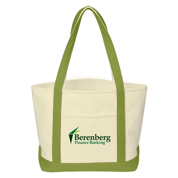 Medium Starboard Cotton Canvas Tote Bag - Medium Starboard Cotton Canvas Tote Bag - Image 11 of 36