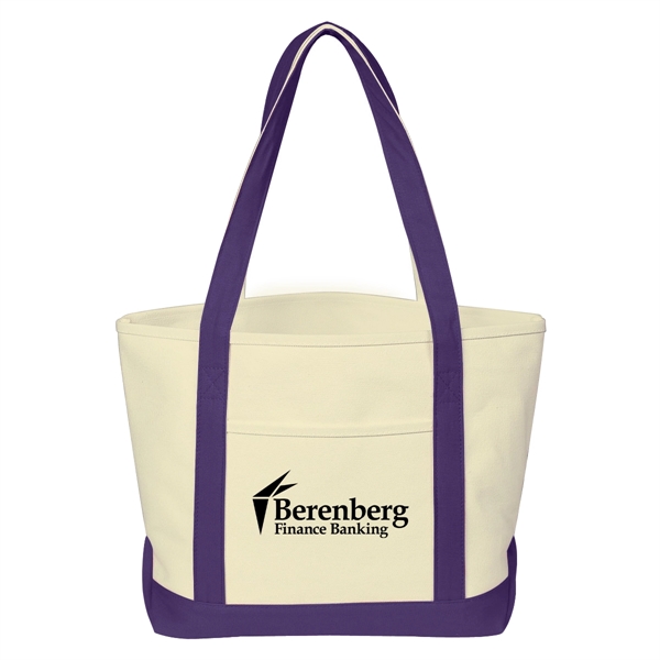 Medium Starboard Cotton Canvas Tote Bag - Medium Starboard Cotton Canvas Tote Bag - Image 25 of 36