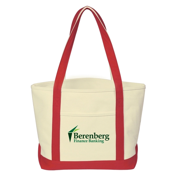 Medium Starboard Cotton Canvas Tote Bag - Medium Starboard Cotton Canvas Tote Bag - Image 28 of 36