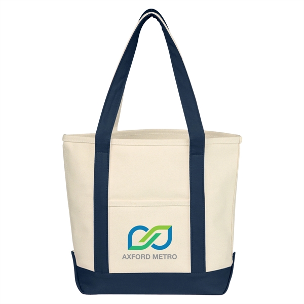 Small Starboard Cotton Canvas Tote Bag - Small Starboard Cotton Canvas Tote Bag - Image 8 of 20