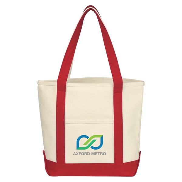Small Starboard Cotton Canvas Tote Bag - Small Starboard Cotton Canvas Tote Bag - Image 17 of 20