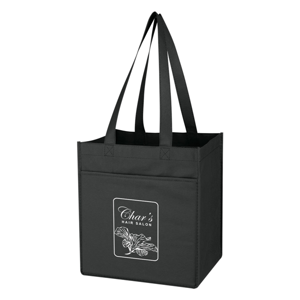 Non-Woven 6 Bottle Wine Tote Bag - Non-Woven 6 Bottle Wine Tote Bag - Image 1 of 10