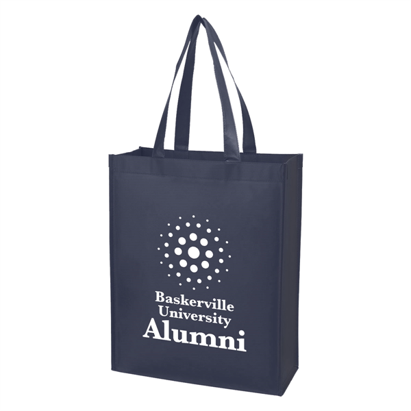 Matte Laminated Non-Woven Shopper Tote Bag - Matte Laminated Non-Woven Shopper Tote Bag - Image 2 of 15