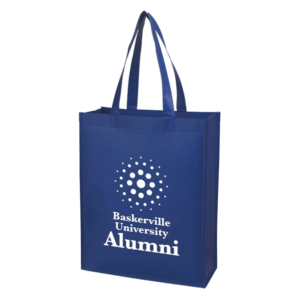 Matte Laminated Non-Woven Shopper Tote Bag - Matte Laminated Non-Woven Shopper Tote Bag - Image 4 of 15