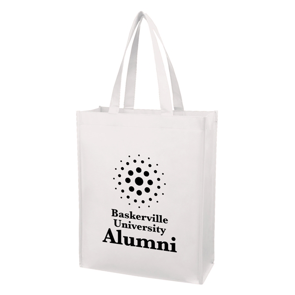 Matte Laminated Non-Woven Shopper Tote Bag - Matte Laminated Non-Woven Shopper Tote Bag - Image 5 of 15