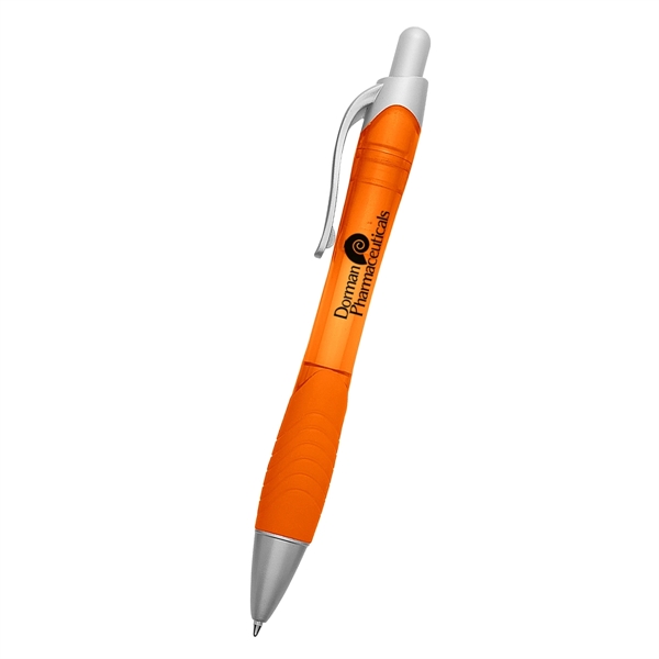 Rio Ballpoint Pen With Contoured Rubber Grip - Rio Ballpoint Pen With Contoured Rubber Grip - Image 11 of 21