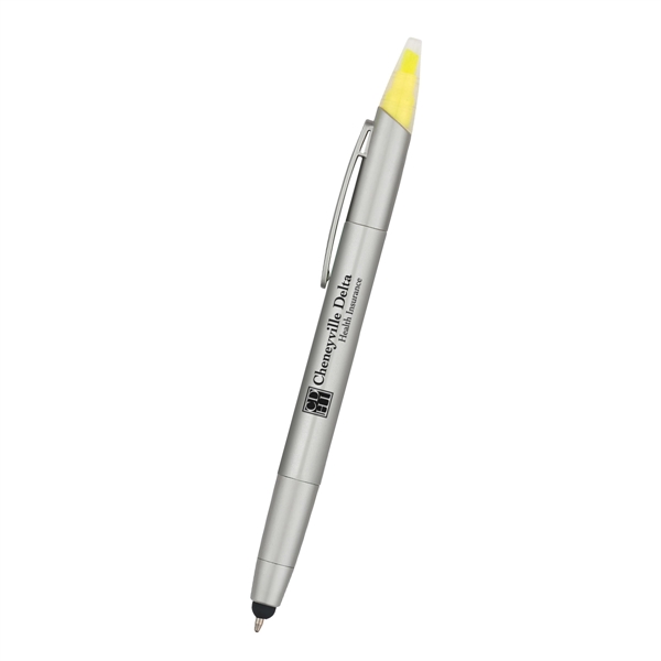 3-In-1 Pen With Highlighter and Stylus - 3-In-1 Pen With Highlighter and Stylus - Image 10 of 13