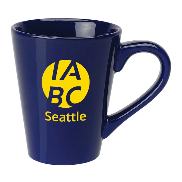 14 oz. Ceramic Cafe Coffee Mug w/ Handle - 14 oz. Ceramic Cafe Coffee Mug w/ Handle - Image 4 of 6