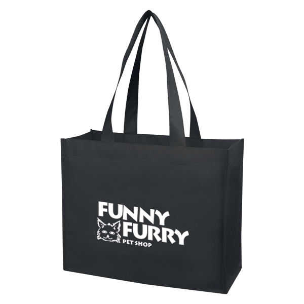 Custom Matte Laminated Non-Woven Shopper Tote Bag