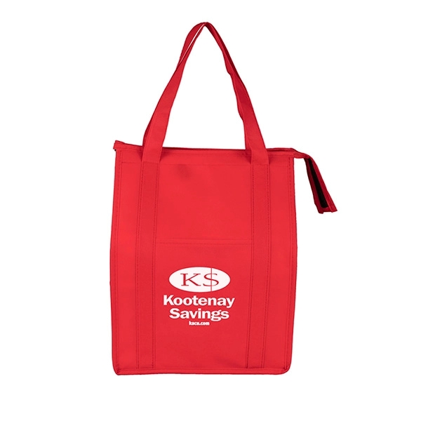 12" W x 16" H x 10" D Large Insulated Cooler Zipper Tote Bag - 12" W x 16" H x 10" D Large Insulated Cooler Zipper Tote Bag - Image 2 of 49