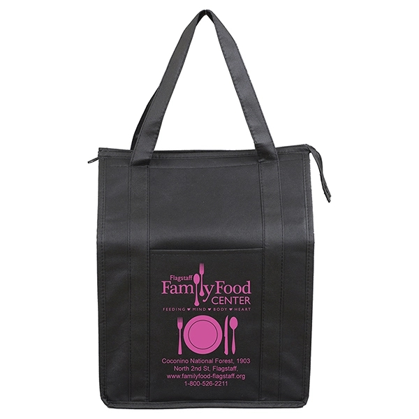 12" W x 16" H x 10" D Large Insulated Cooler Zipper Tote Bag - 12" W x 16" H x 10" D Large Insulated Cooler Zipper Tote Bag - Image 9 of 49