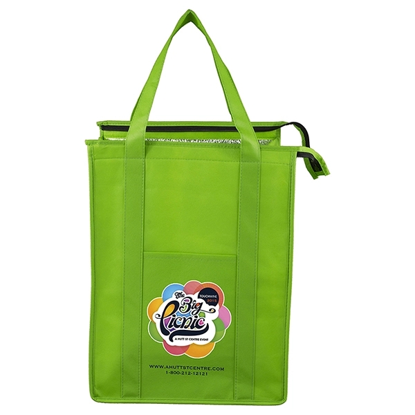 12" W x 16" H x 10" D Large Insulated Cooler Zipper Tote Bag - 12" W x 16" H x 10" D Large Insulated Cooler Zipper Tote Bag - Image 12 of 49