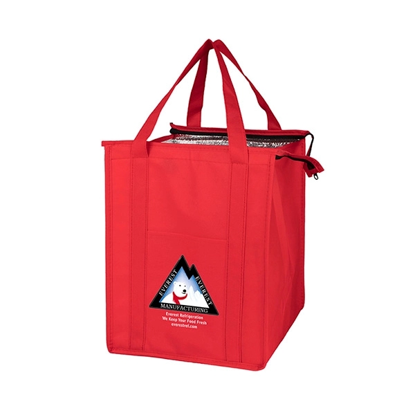 12" W x 16" H x 10" D Large Insulated Cooler Zipper Tote Bag - 12" W x 16" H x 10" D Large Insulated Cooler Zipper Tote Bag - Image 10 of 49