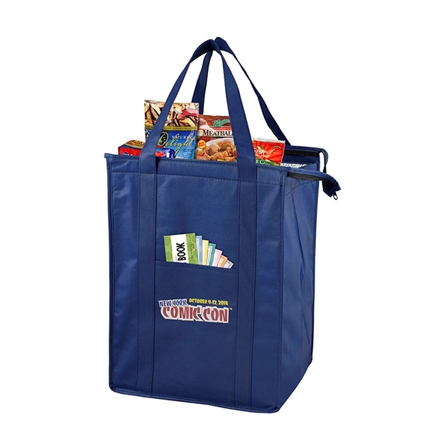 12" W x 16" H x 10" D Large Insulated Cooler Zipper Tote Bag - 12" W x 16" H x 10" D Large Insulated Cooler Zipper Tote Bag - Image 13 of 49