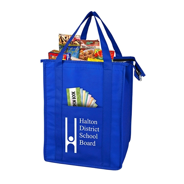 12" W x 16" H x 10" D Large Insulated Cooler Zipper Tote Bag - 12" W x 16" H x 10" D Large Insulated Cooler Zipper Tote Bag - Image 17 of 49