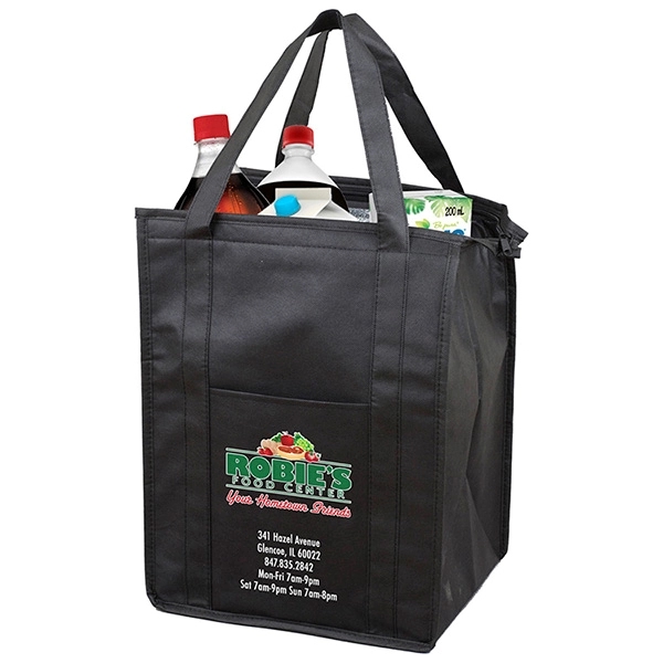 12" W x 16" H x 10" D Large Insulated Cooler Zipper Tote Bag - 12" W x 16" H x 10" D Large Insulated Cooler Zipper Tote Bag - Image 20 of 49