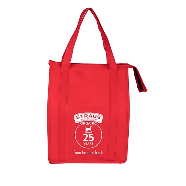 12" W x 16" H x 10" D Large Insulated Cooler Zipper Tote Bag - 12" W x 16" H x 10" D Large Insulated Cooler Zipper Tote Bag - Image 24 of 49