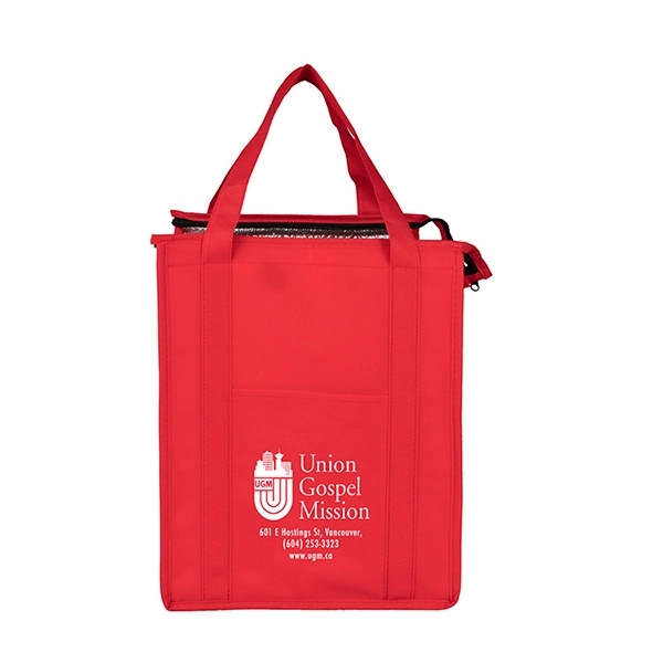 12" W x 16" H x 10" D Large Insulated Cooler Zipper Tote Bag - 12" W x 16" H x 10" D Large Insulated Cooler Zipper Tote Bag - Image 26 of 49