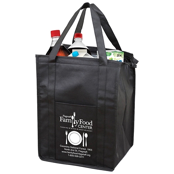 12" W x 16" H x 10" D Large Insulated Cooler Zipper Tote Bag - 12" W x 16" H x 10" D Large Insulated Cooler Zipper Tote Bag - Image 28 of 49