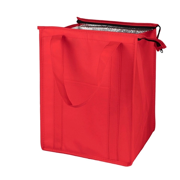 12" W x 16" H x 10" D Large Insulated Cooler Zipper Tote Bag - 12" W x 16" H x 10" D Large Insulated Cooler Zipper Tote Bag - Image 37 of 49