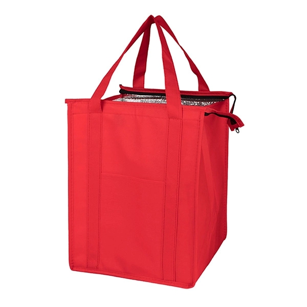 12" W x 16" H x 10" D Large Insulated Cooler Zipper Tote Bag - 12" W x 16" H x 10" D Large Insulated Cooler Zipper Tote Bag - Image 40 of 49