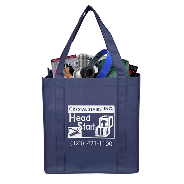 12-1/2"W x 13"H x 8"Gusset - "MEGA" Grocery Shopping - 12-1/2"W x 13"H x 8"Gusset - "MEGA" Grocery Shopping - Image 4 of 35