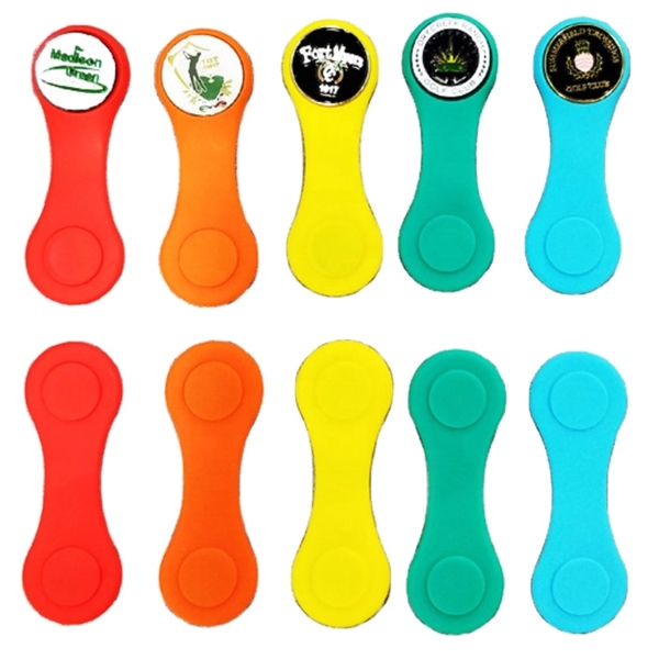 Silicone Golf Ball Marker Hat Clip - Silicone Golf Ball Marker Hat Clip - Image 0 of 3