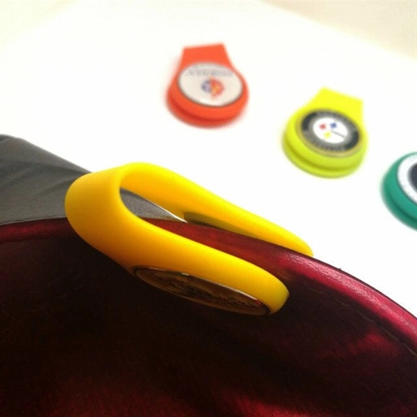 Silicone Golf Ball Marker Hat Clip - Silicone Golf Ball Marker Hat Clip - Image 3 of 3