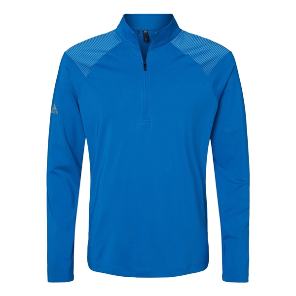 Adidas Shoulder Stripe Quarter-Zip Pullover - Adidas Shoulder Stripe Quarter-Zip Pullover - Image 3 of 10