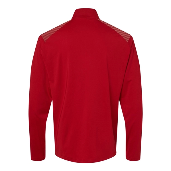 Adidas Shoulder Stripe Quarter-Zip Pullover - Adidas Shoulder Stripe Quarter-Zip Pullover - Image 10 of 10