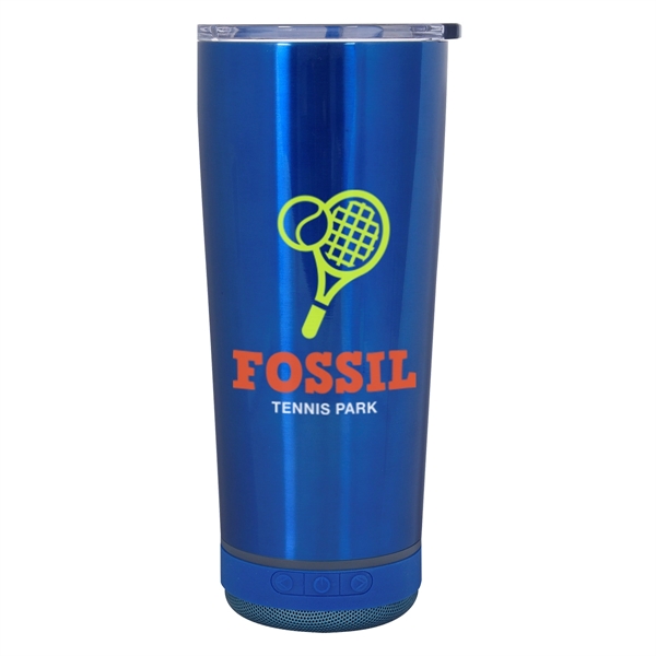 18 OZ. STAINLESS STEEL TUMBLER WITH SPEAKER - 18 OZ. STAINLESS STEEL TUMBLER WITH SPEAKER - Image 8 of 32