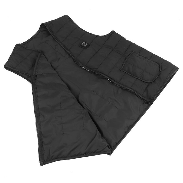 11 Zones Heating Vest For Men/Women ,V-neck USB Heated Coat - 11 Zones Heating Vest For Men/Women ,V-neck USB Heated Coat - Image 1 of 4