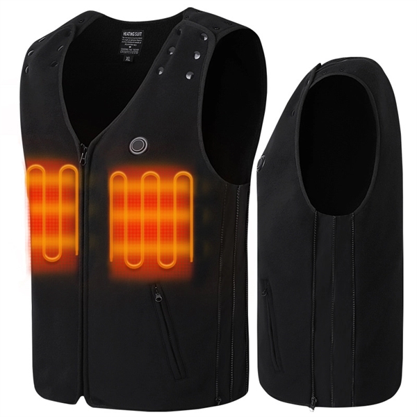 Size Adjustable Heated Vest - Size Adjustable Heated Vest - Image 1 of 5