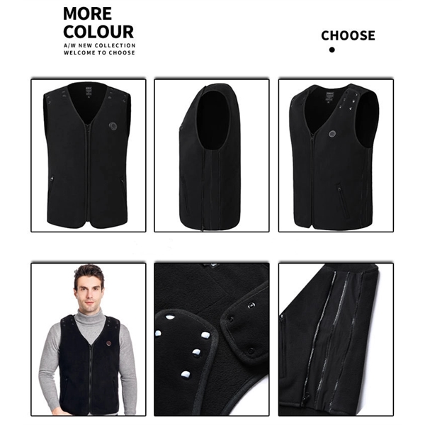 Size Adjustable Heated Vest - Size Adjustable Heated Vest - Image 3 of 5