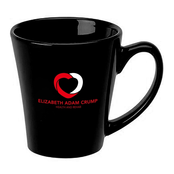 12 oz. Ceramic Dishwasher-Safe Latte Coffee Mug w/ Handle - 12 oz. Ceramic Dishwasher-Safe Latte Coffee Mug w/ Handle - Image 3 of 9