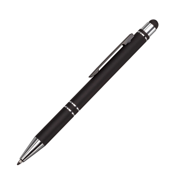 Scroll Metal Ballpoint Pen/Stylus - Scroll Metal Ballpoint Pen/Stylus - Image 12 of 13